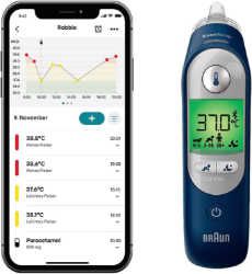 Braun Thermoscan 7+ connect Ohrthermometer für 62,82€ statt 72,99€