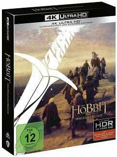 Der Hobbit: Die Spielfilm Trilogie   Extended Edition [4K Ultra HD + Blu ray] 28,94€ statt  37,29€
