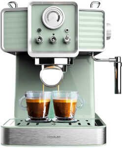 Cecotec Power Espresso 20 Tradizionale Siebträgermaschine, Light Green für 78,90€ statt 99,90€