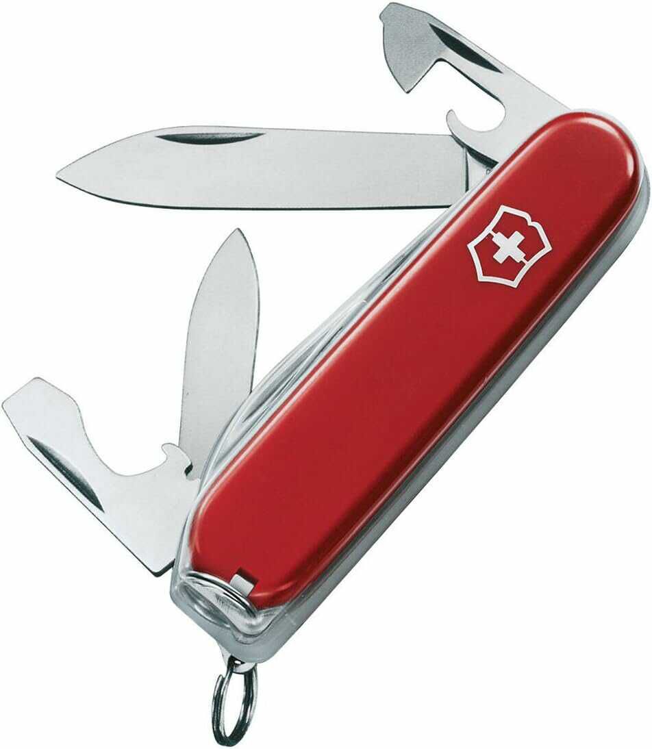 Victorinox Schweizer Taschenmesser, Recruit, Multitool, Swiss Army Knife mit 10 Funktionen für 15,20€ PVG 18,79€ 