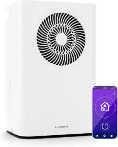 Klarstein CircleDry Smart 16 Luftentfeuchter für Räume bis 32 m², weiß für 168,29€ statt 227,94€