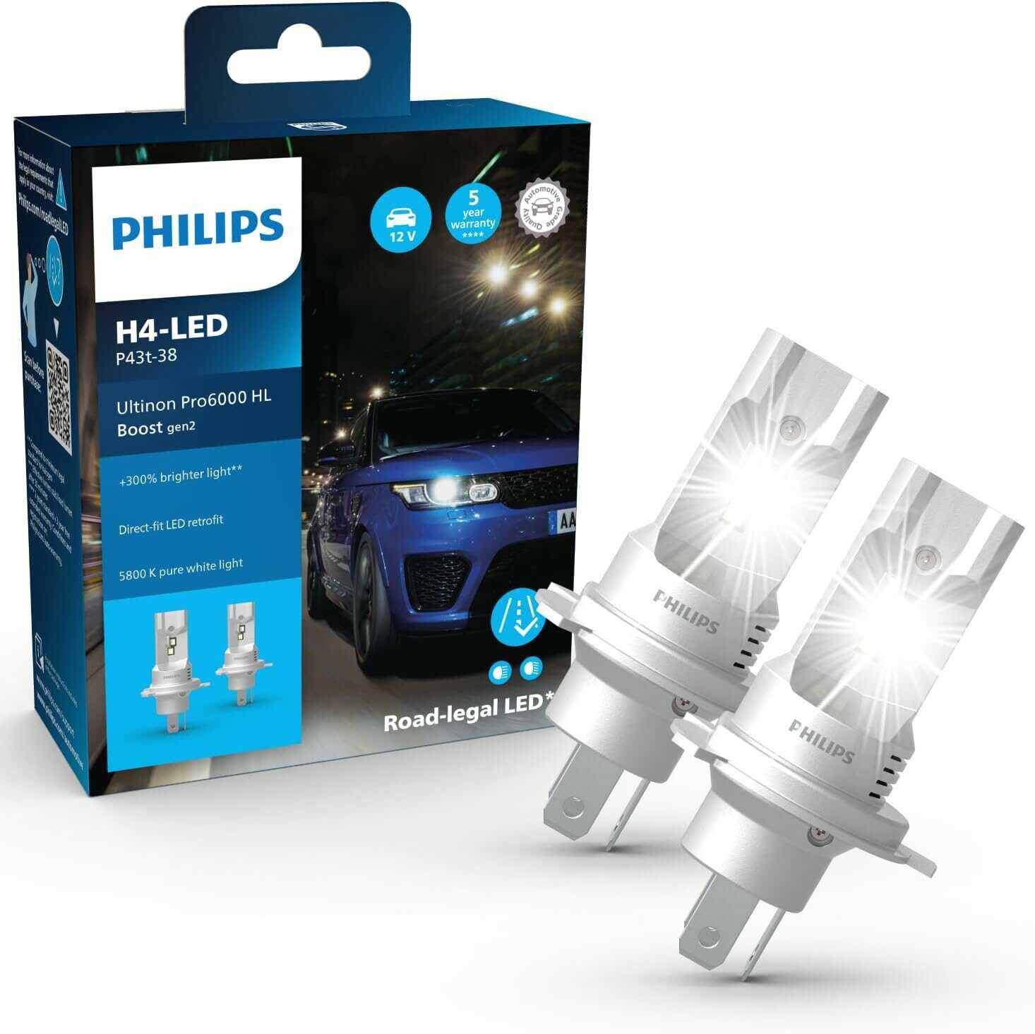 Philips Ultinon Pro6000 Boost HL gen2  96,56€ statt 119€