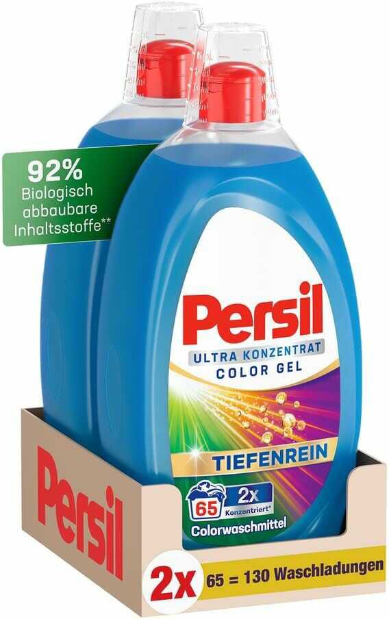 Persil Ultra Konzentrat Color Waschmittel (2 x 65 Waschladungen)  31,59€ statt  39,48€