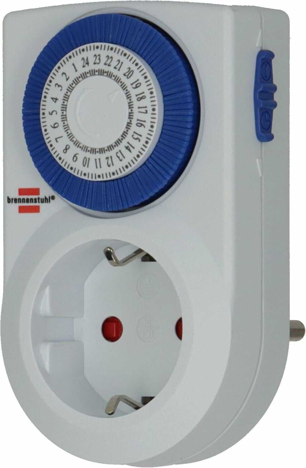 Brennenstuhl Zeitschaltuhr MMZ 20, mechanische Timer Steckdose für 3,05€ PVG 6,15€