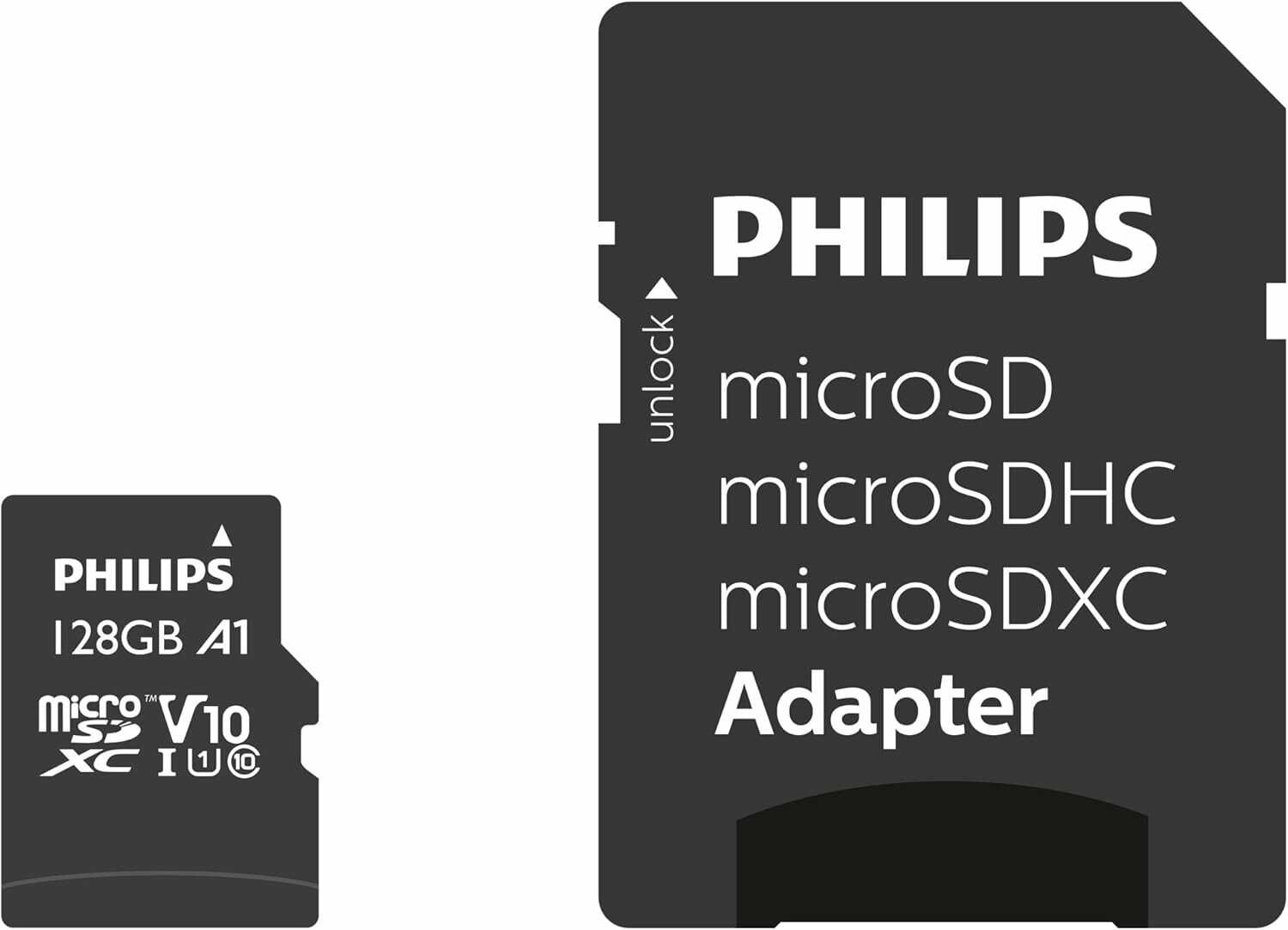 Philips Ultra Speed microSDXC Card 128 GB + SD Adapter  6,50€ statt  11,56€