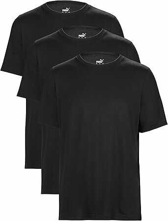 PUMA T Shirt Herren Statement Deluxe Edition   Baumwolle   3 Stück Pack 27€ statt  59€