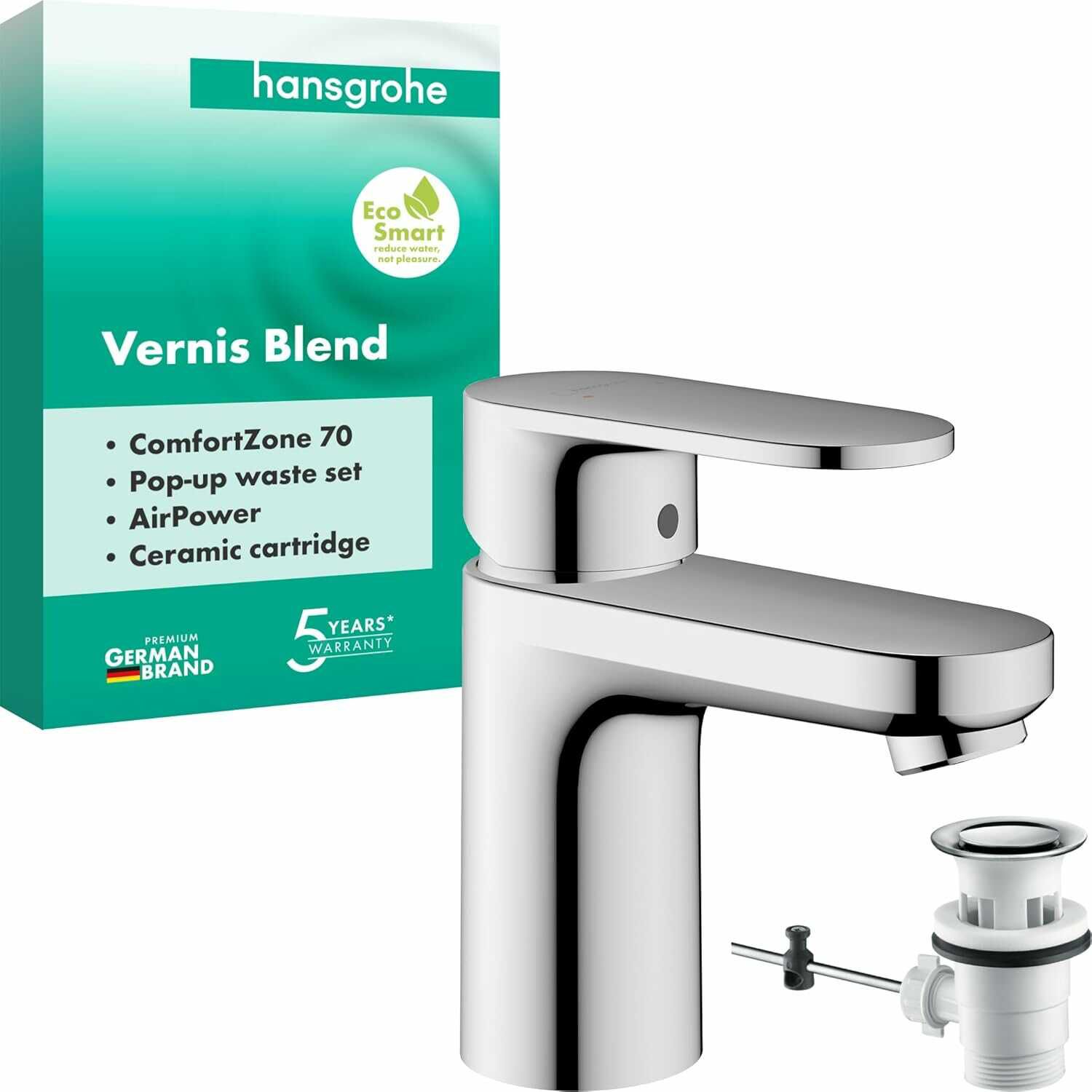 hansgrohe Waschtischarmatur Vernis  45,99€ statt  52,39€