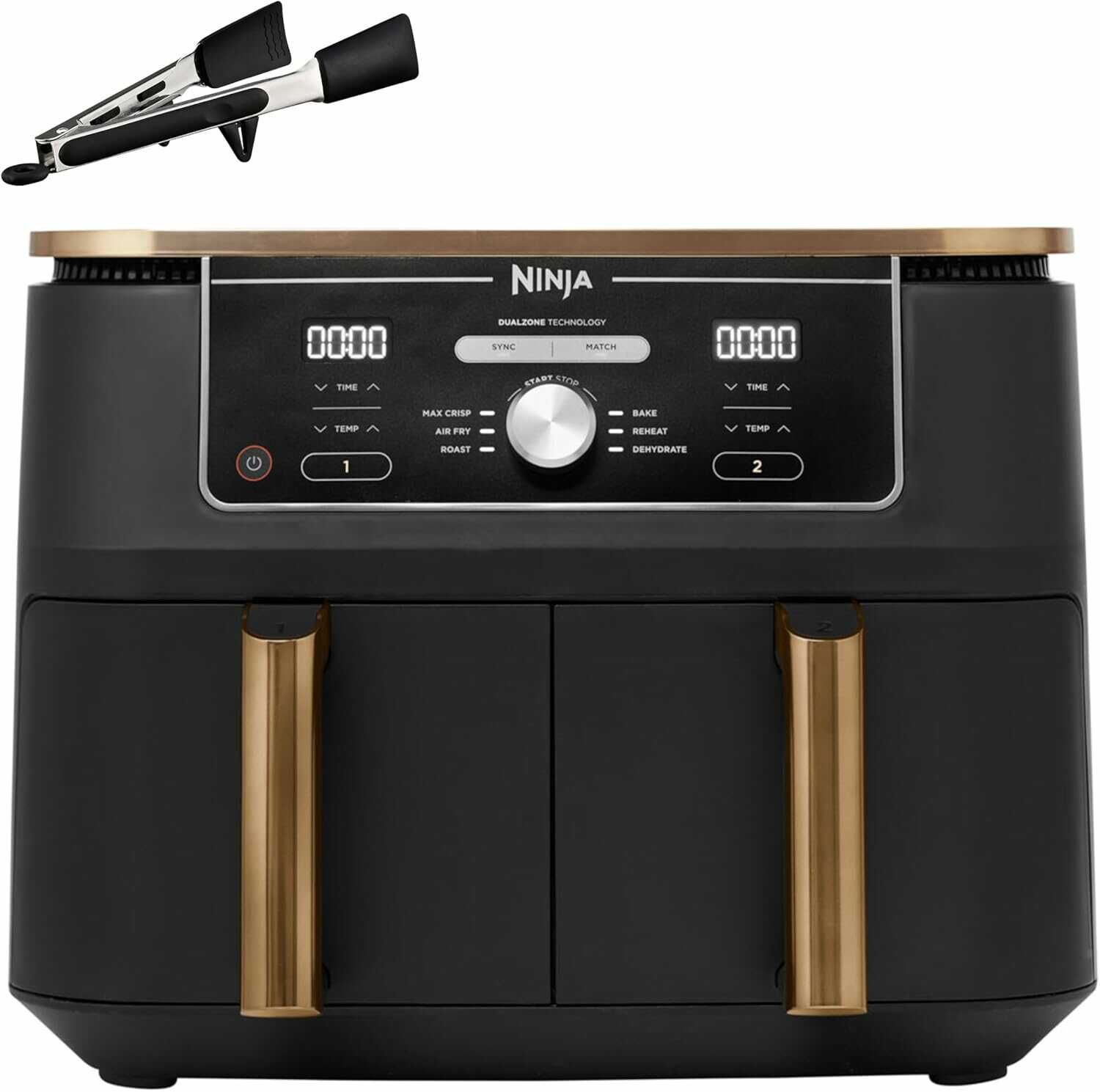 Ninja Foodi MAX Dual Zone Heißluftfritteuse, 9,5L Airfryer 179,99€ statt  227,12€