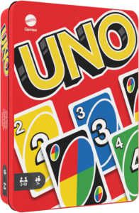 Mattel Games HGB63   UNO Kartenspiel in hochwertiger Metallbox für 10,99€ statt 16,99€