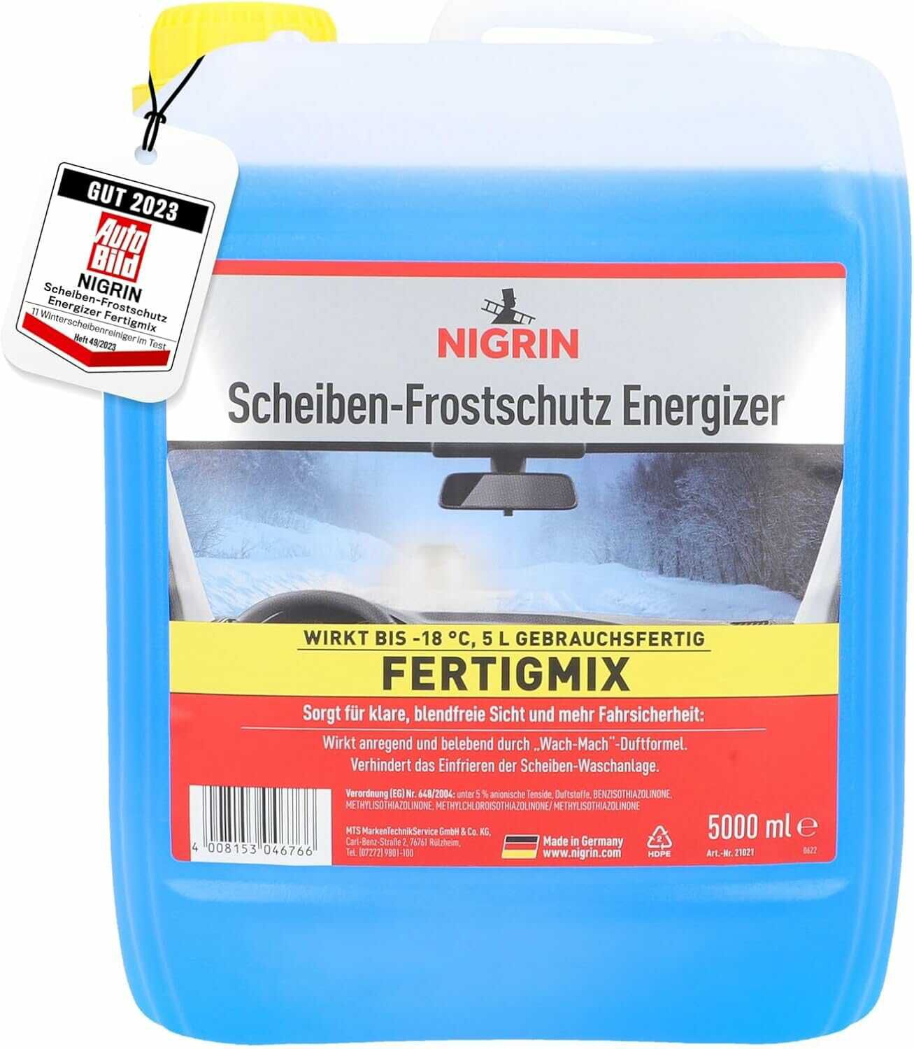 NIGRIN Scheiben Frostschutz ENERGIZER Fertigmix  18° 7,96€ statt  12,99€