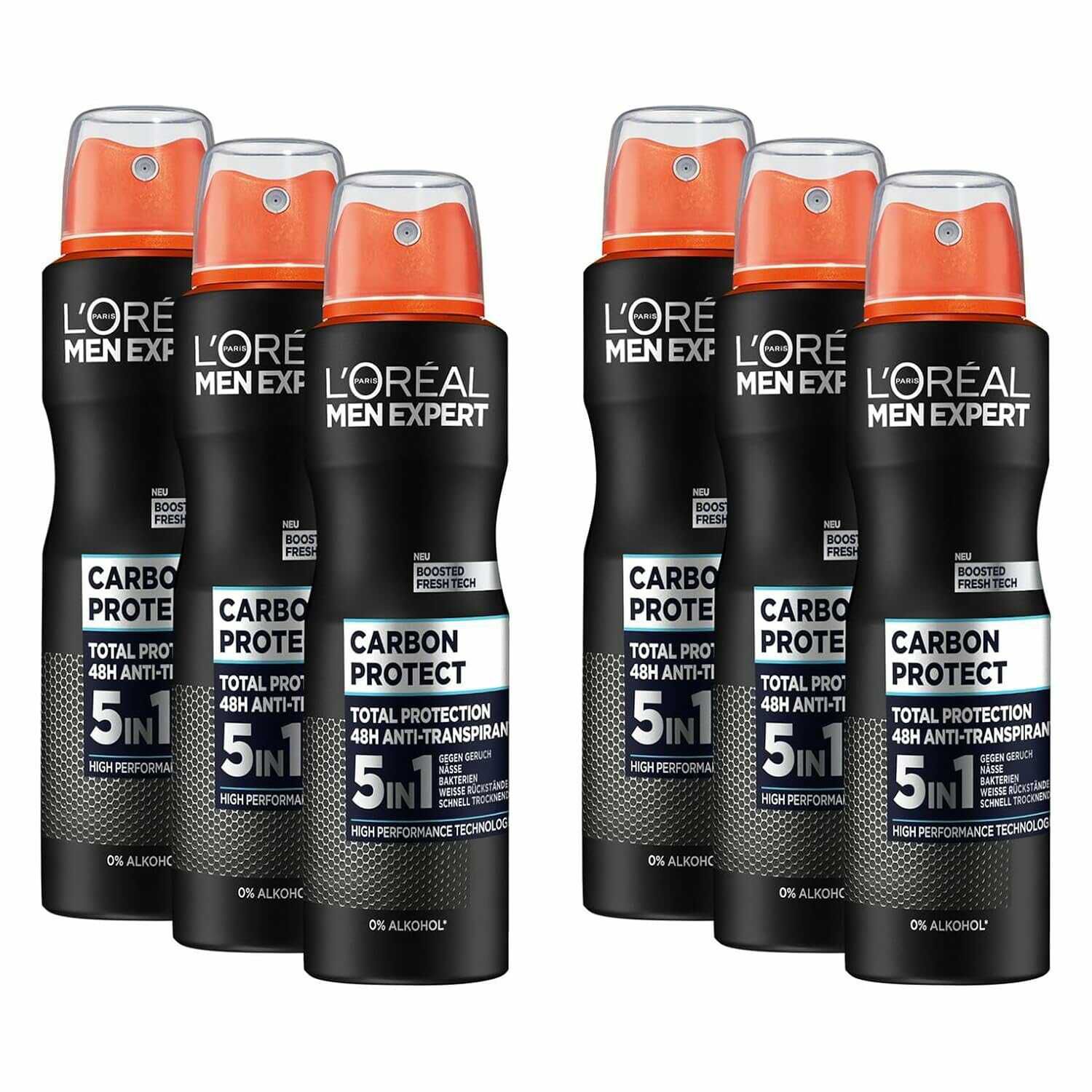 LOréal Men Expert 6er 5in1 Deospray für Männer 9,56€ statt  11,94€