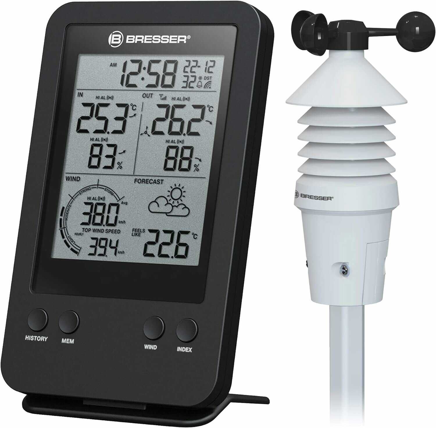 Bresser Wetterstation Funk mit Außensensor  29,99€ statt  47,59€