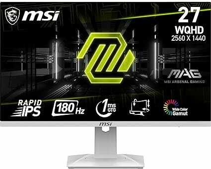 MSI MAG 274QRFW Gaming Monitor 27 WQHD 213,19€ statt  291,55€