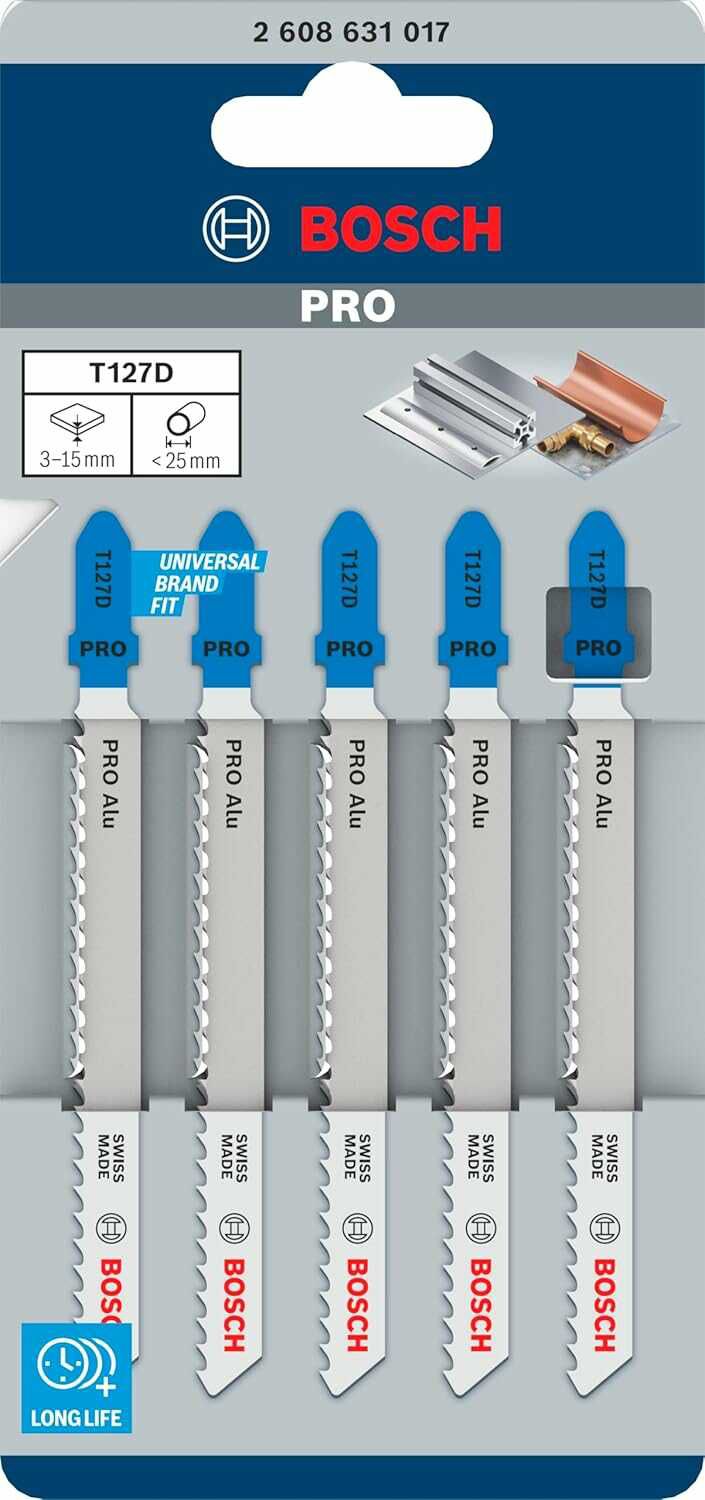 Bosch 5x Stichsägeblatt T 127 D Special for Alu 3,03€ statt  5,29€