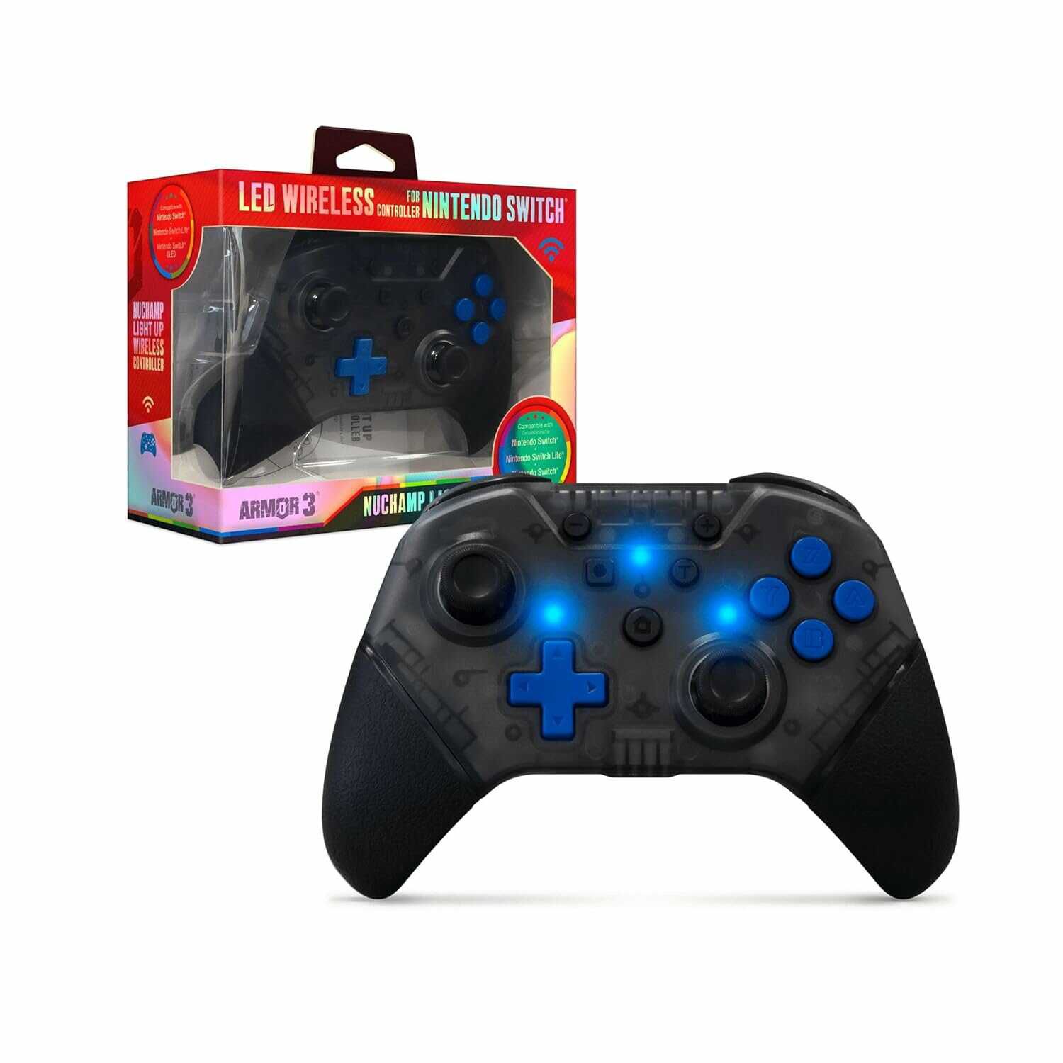 Nintendo Switch Armor3 NuChamp Wireless LED Controller 15,71€ statt  28,99€