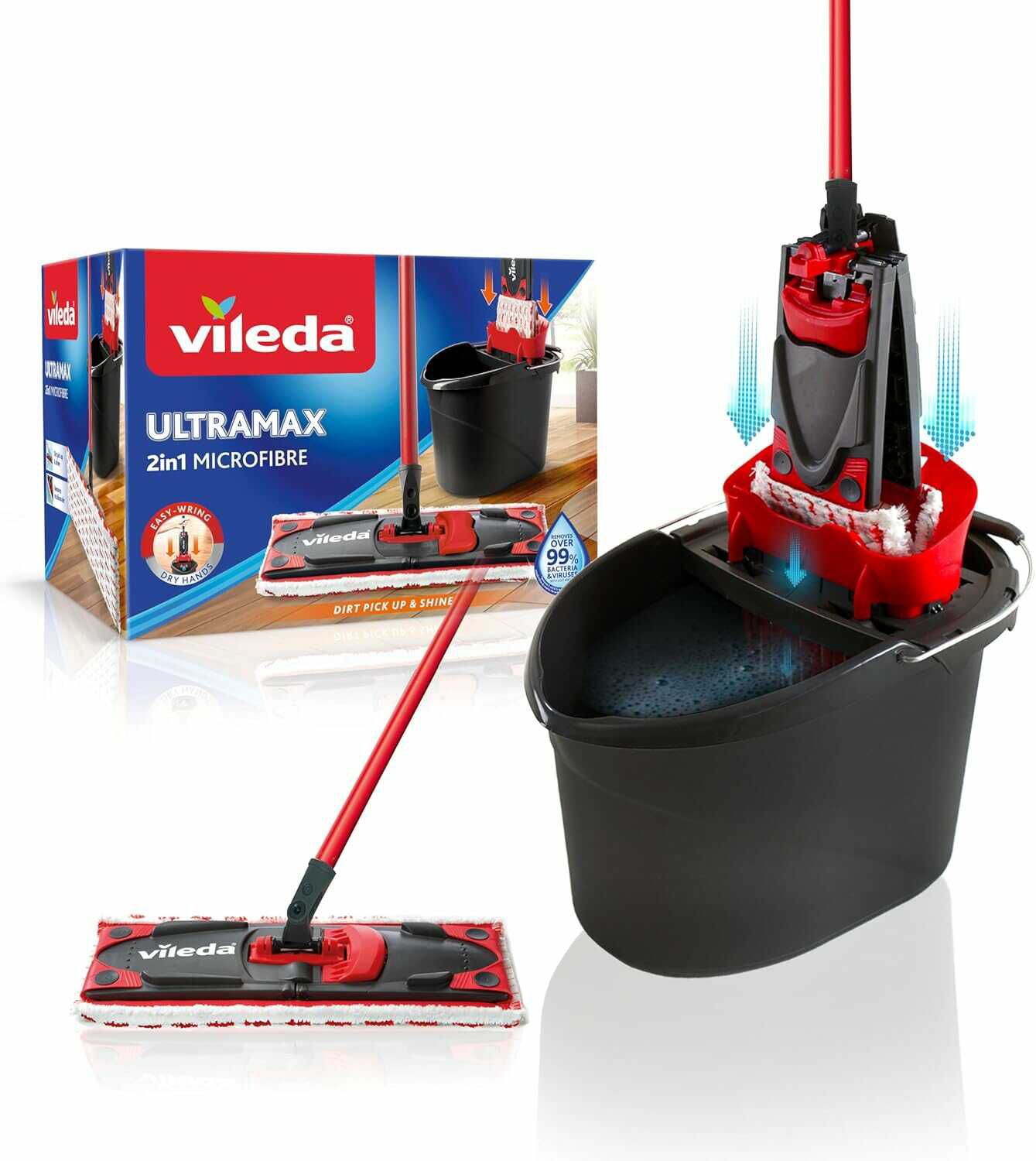 Vileda Ultramax 2in1 Bodenwischer Komplett Set  23,29€  statt 28,00€