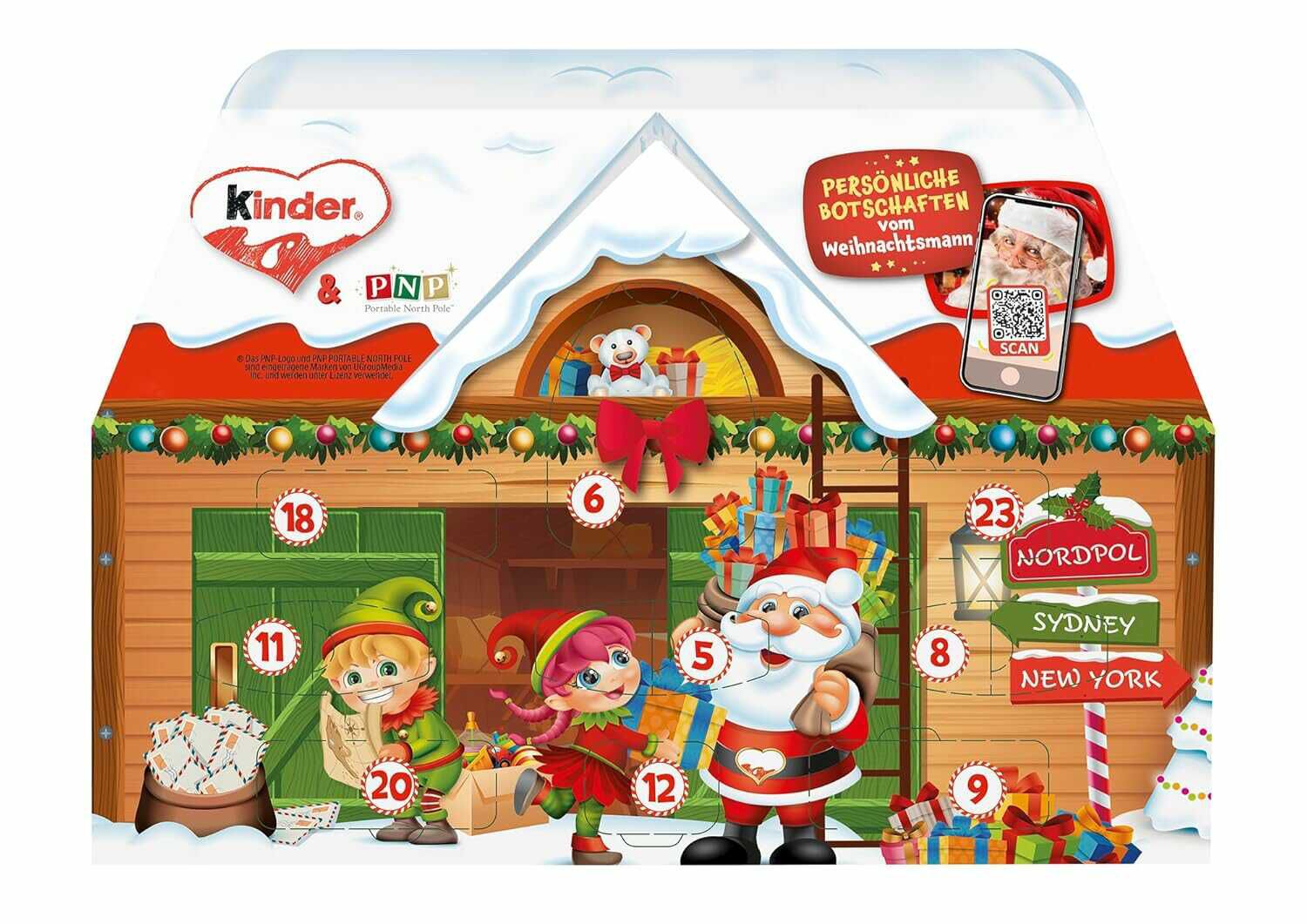 Kinder Mix Adventskalender 3D Haus 8,54€ statt  13,47€