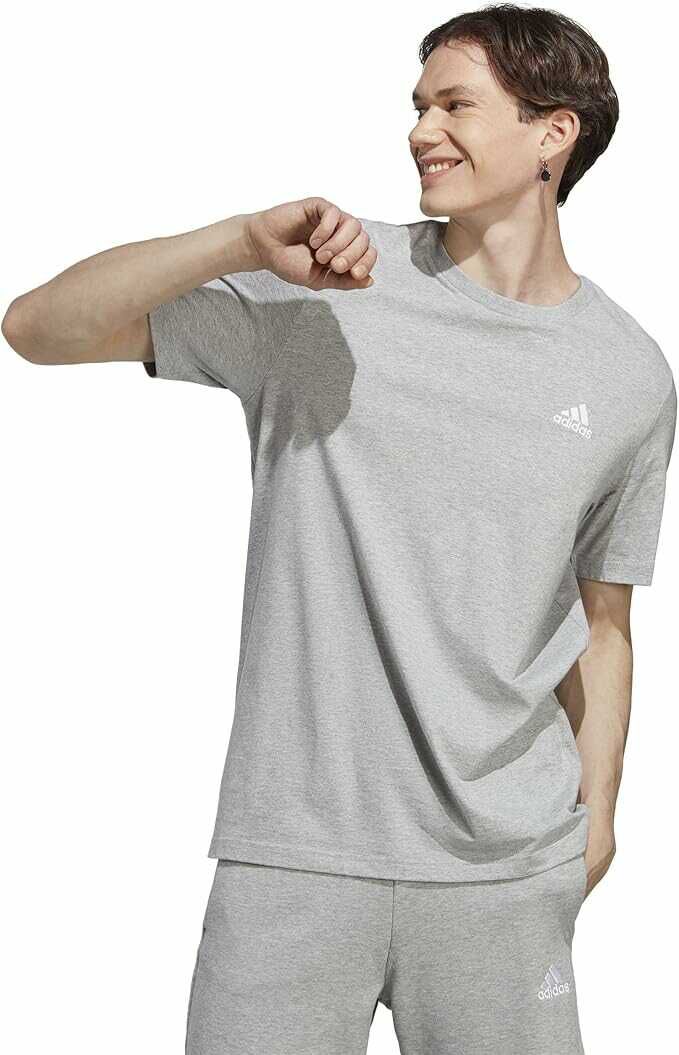 Adidas T Shirt hellgrau Gr. M und L für 10,99€ statt  14,99€