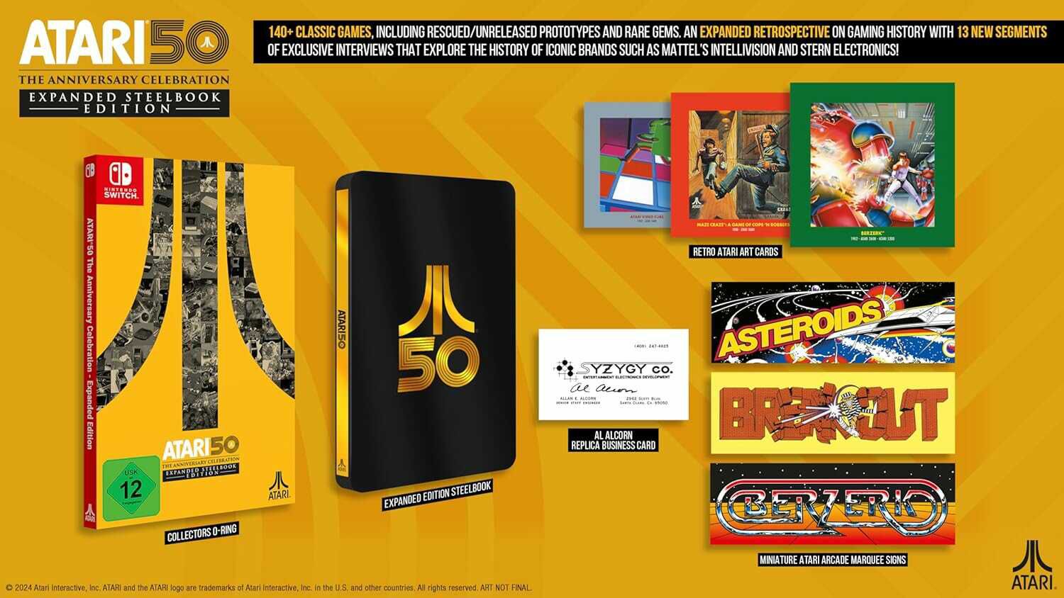 Atari 50: The Anniversary Celebration Expanded Edition   Steelbook   Switch für 35,00€ PVG 39,99€ 