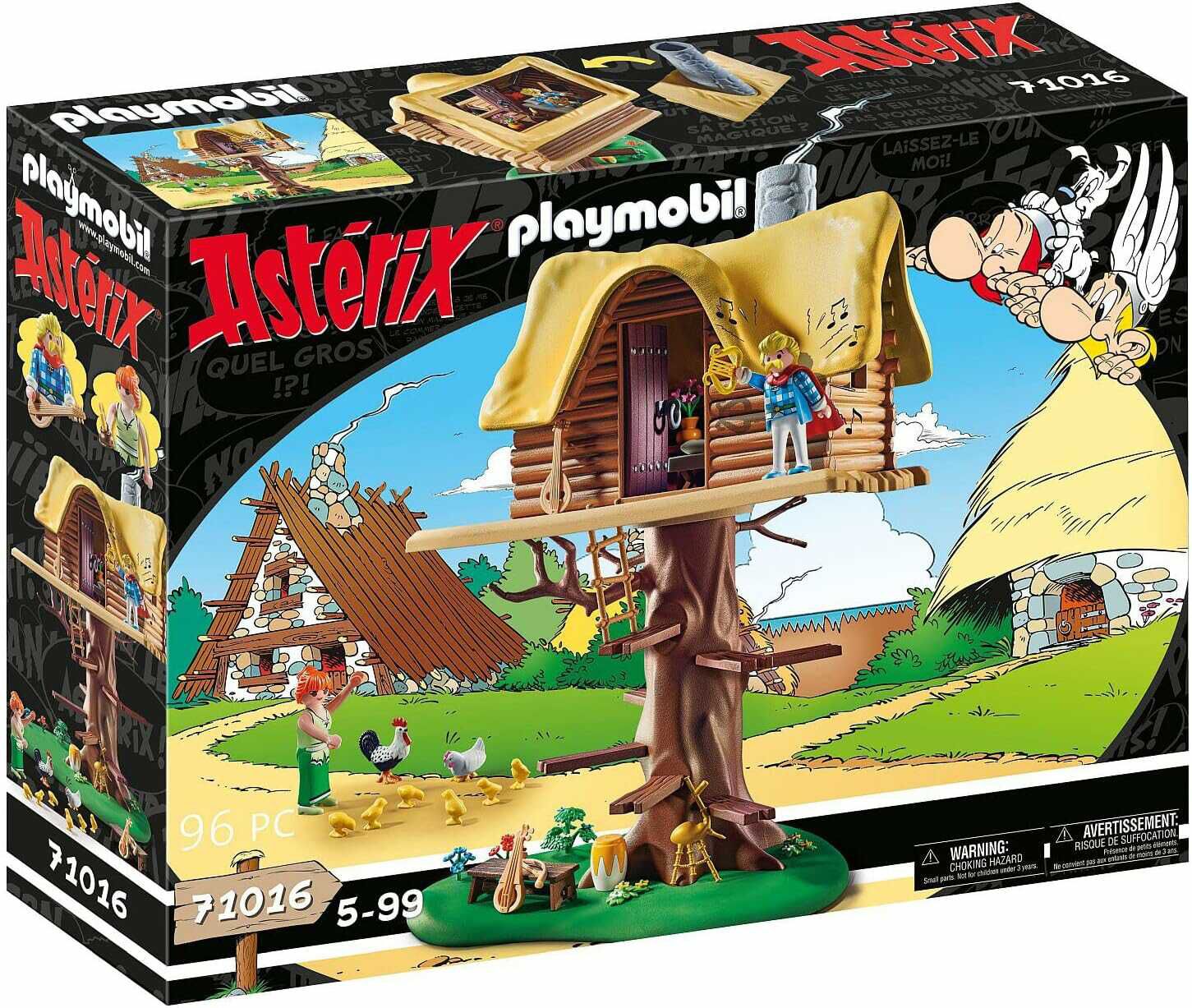 PLAYMOBIL Asterix 71016 Troubadix mit Baumhaus, Spielzeug für Kinder ab 5 Jahren für 29,99€ PVG 39,99€