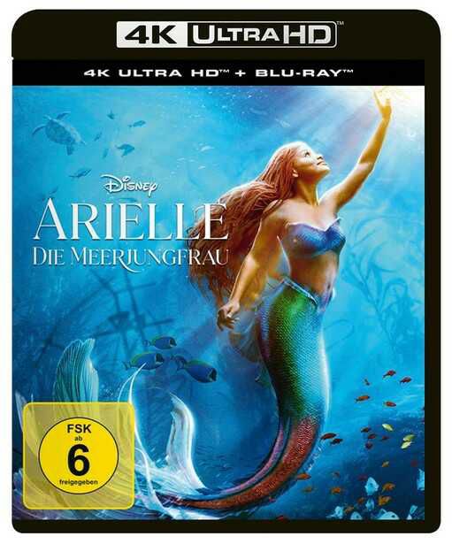 Realverfilmung von Disneys ARIELLE DIE MEERJUNGFRAU (4K Ultra HD + Blu ray) für 23,10€ statt 29,74€