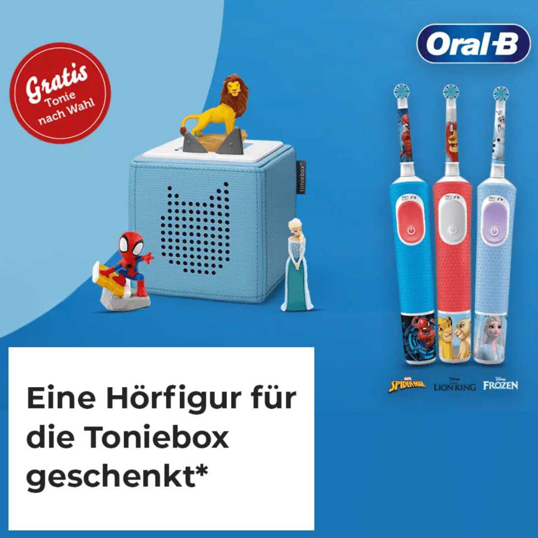 Gratis Tonie Figur zur Oral B Kinderzahnbürste!