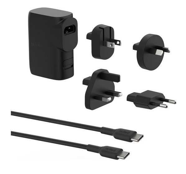 Belkin BoostCharge Hybrid Ladegerät (25W) mit Powerbank 5K und Reisestecker Set für 34,99€ statt 39,99€