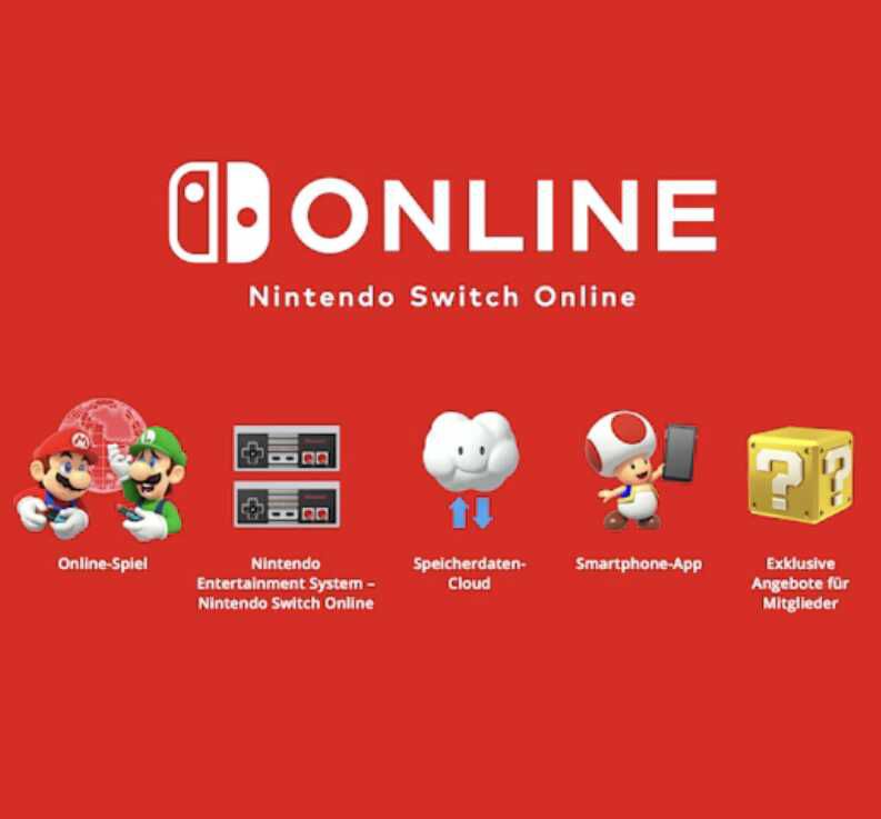 Nintendo Switch Online Mitgliedschaft  24 Monate für 19,99€ (2 für 1 Aktion)