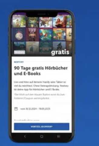 90 Tage Nextory gratis mit Lidl Plus   bis 19.01.2025