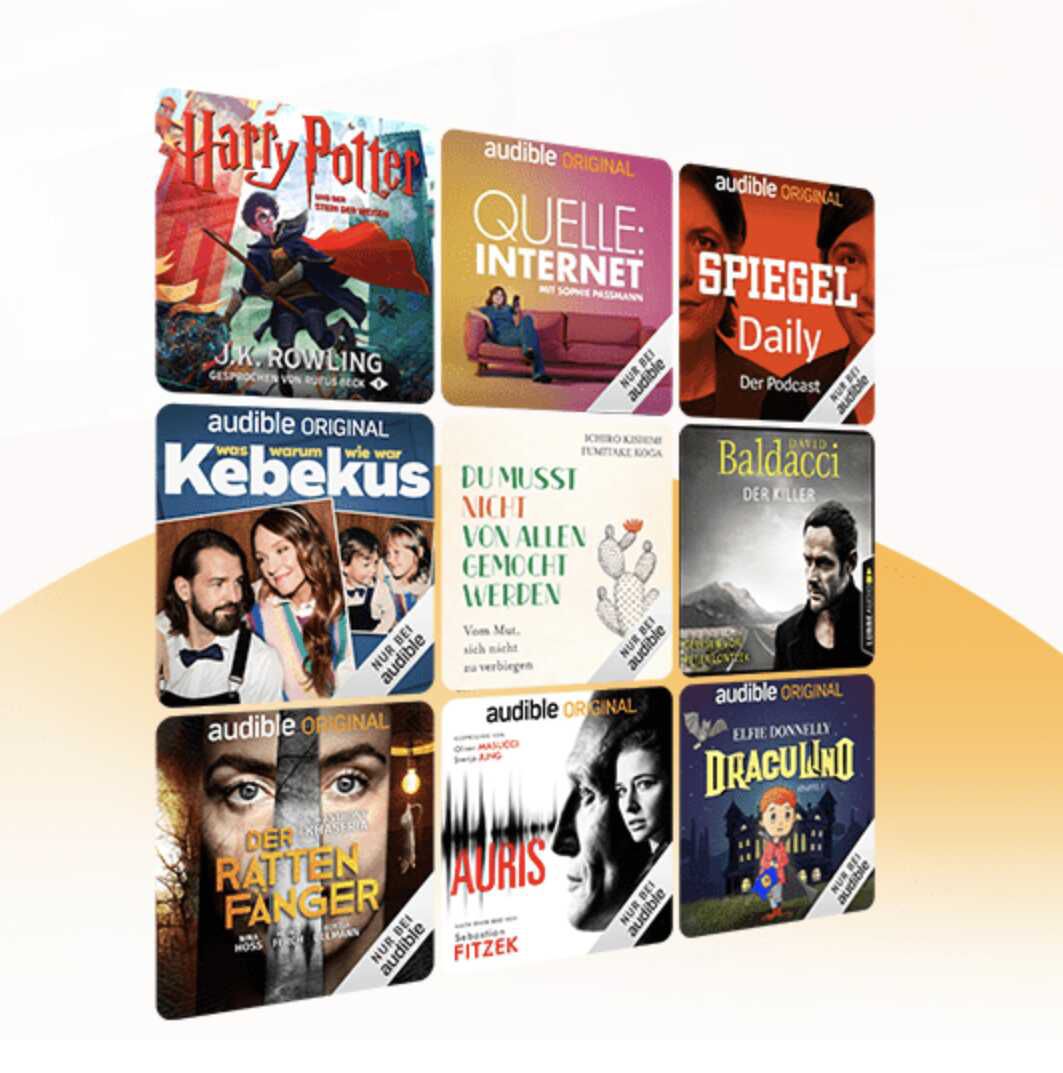 Audible Angebot: 6 Monate für 4,95€ pro Monat – auch für Bestandskunden