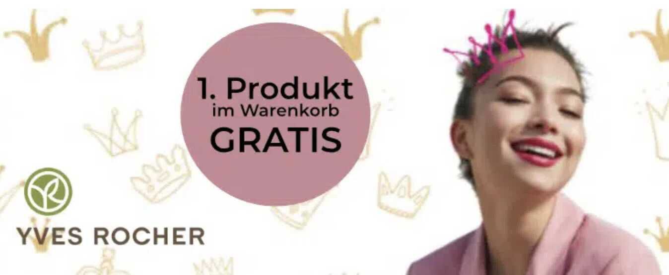 GRATIS Wunschprodukt bei Yves Rocher: 1. Produkt im Warenkorb kostenfrei erhalten