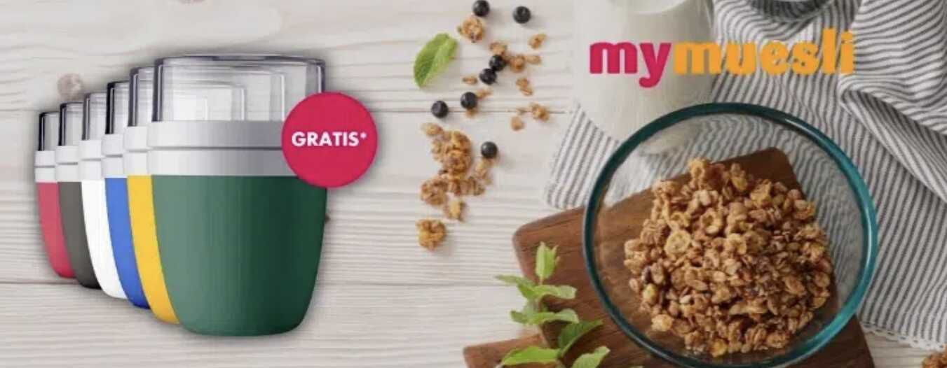 mymuesli 2Go Becher kostenlos sichern Ablaufdatum: 31.01.2025