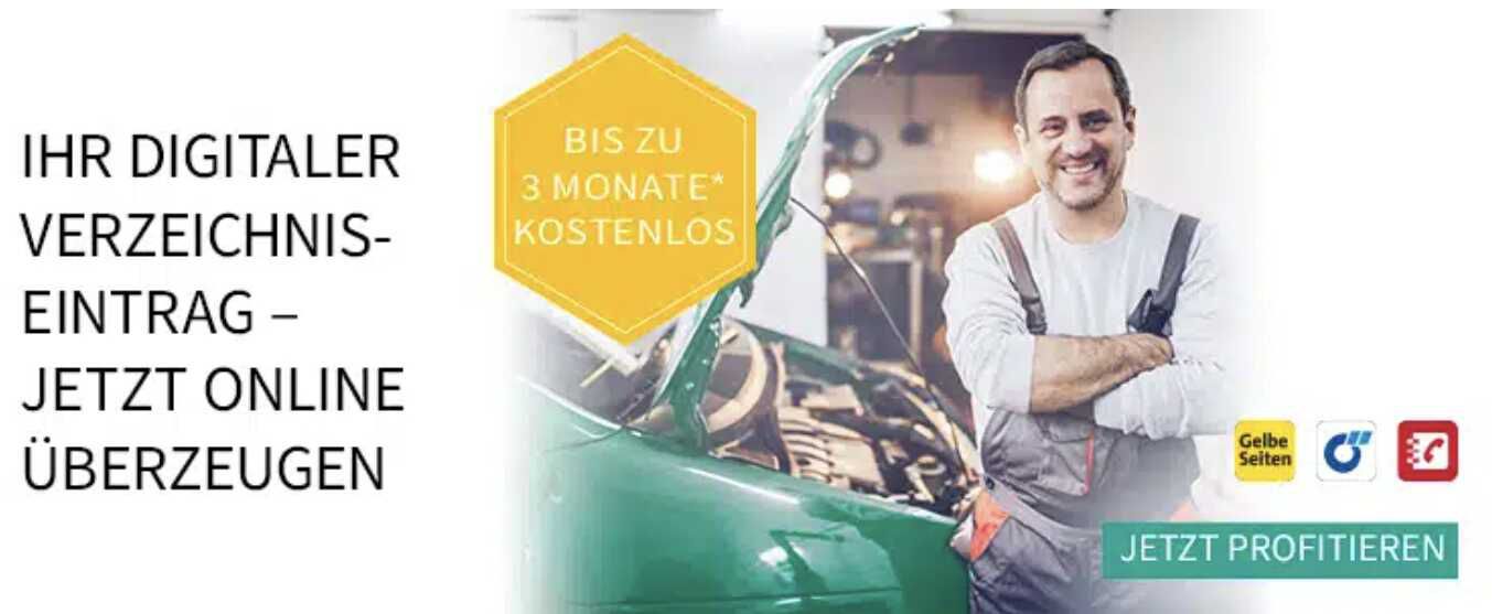 GRATIS: 3 Monate Werbung bei Gelbe Seiten, Das Örtliche, Das Telefonbuch