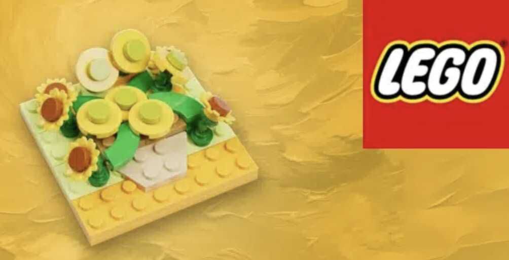 In den LEGO® Stores: gratis LEGO® Sonnenblumen Bauset sichern