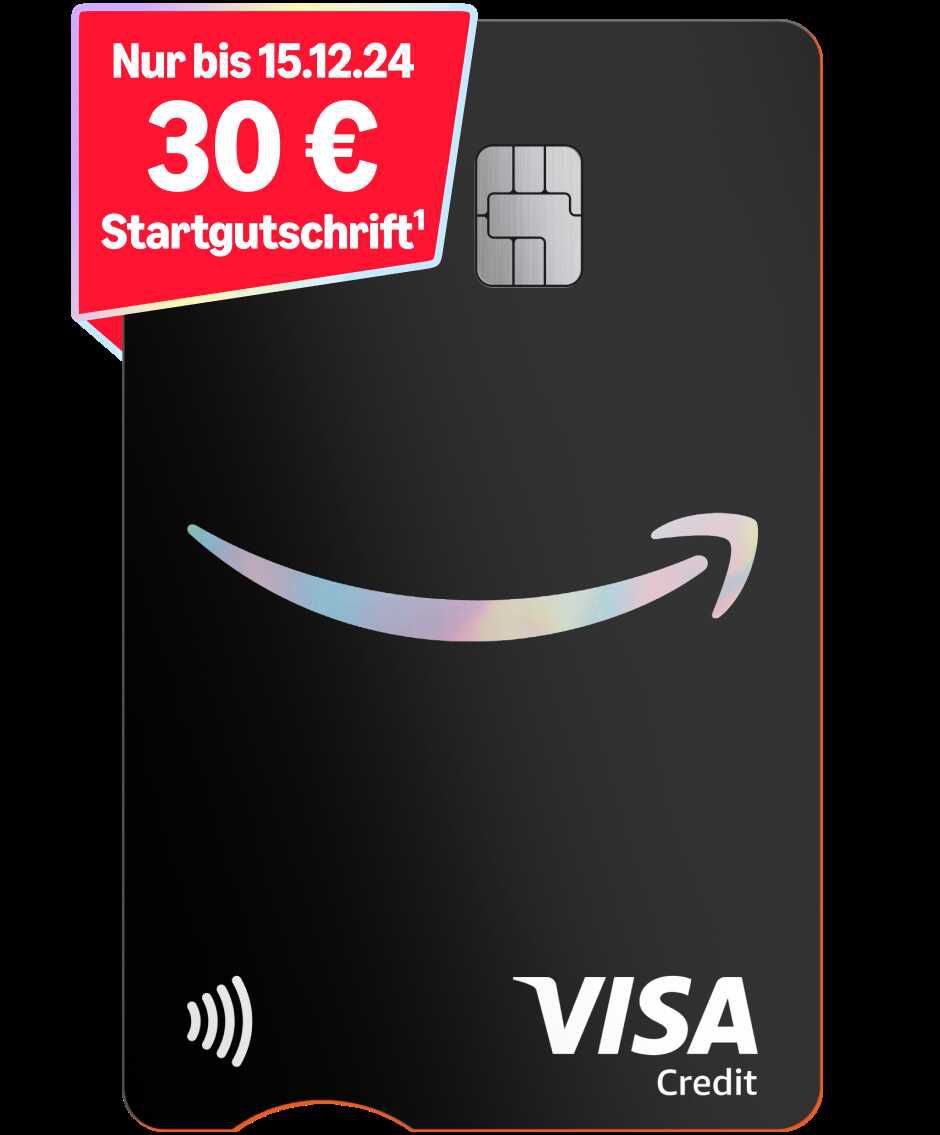 Neue Amazon Visa Kreditkarte mit bis zu 25€ Startguthaben bzw 40€ bis 15.12 möglich