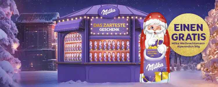 Gratis Milka Weihnachtsmann: 100% Geld zurück Aktion   FREEBIE!