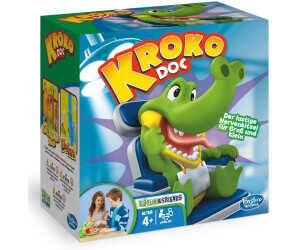 Hasbro Spiele   Kroko Doc, Geschicklichkeitsspiel, Kinderspiel ab 4 Jahren (italienische Version)  für 12,60€ PVG 22,94€