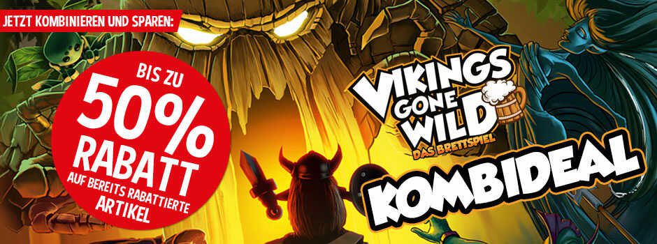 Vikings Gone Wild inkl. allen Erweiterungen und exklusiven Karten 38,46€ statt  80,92€