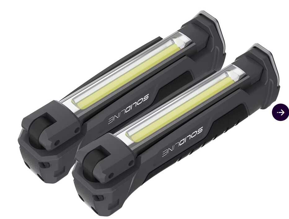 2x Solidline by Ledlenser SW2R Akku Arbeitsleuchte   25,90€ statt 49,80€