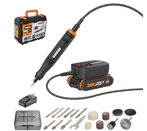 WORX Akku Multifunktionswerkzeug 18V(20V MAX) MakerX WX739   59,49€ statt 76,15€