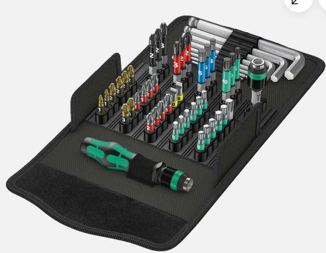 Wera Kraftform Kompakt 100 robustes Werkzeug Set 52 tlg. Bitset   53,91€ statt 60€