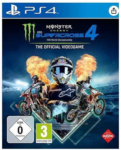 [Prime] Monster Energy Supercross   The Official Videogame 4 (Ps4)   8,74€ statt 17,41€