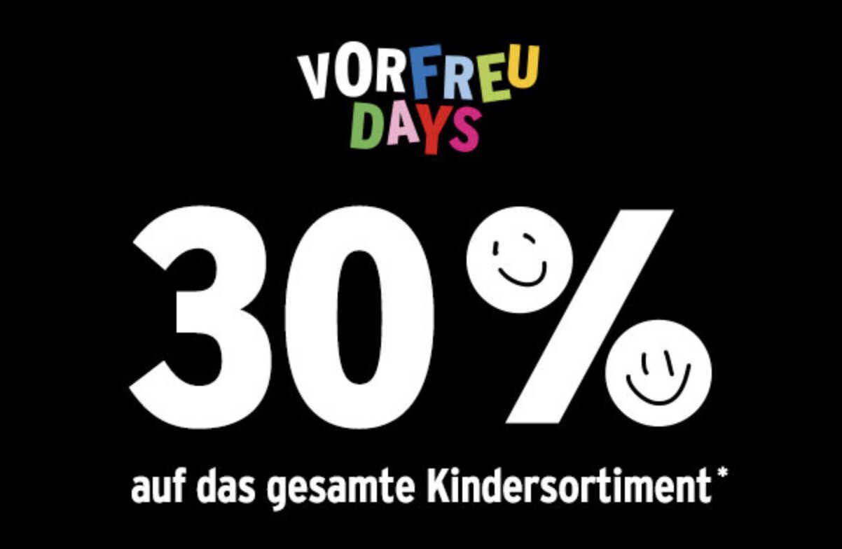 [lokal] Ernstings family: 30% auf das gesamte Kindersortiment