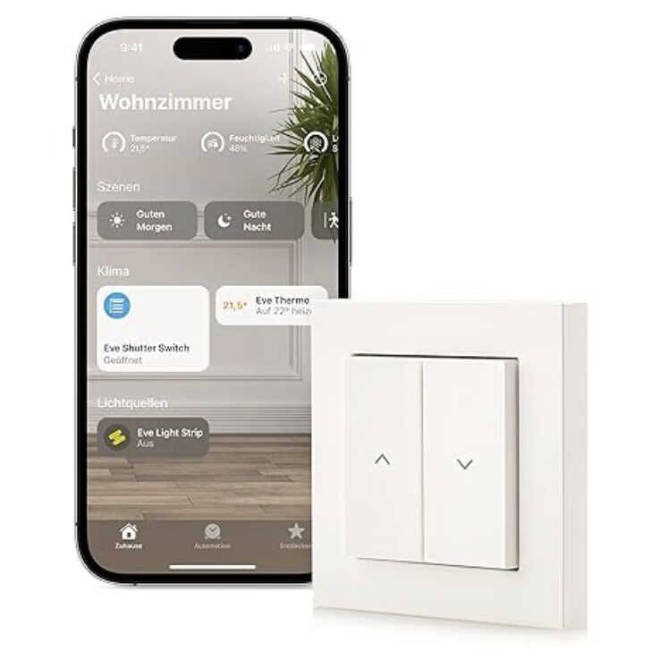 Eve Shutter Switch (Apple Home)   Smarte Rollladensteuerung für 79,95€ statt 96,39€