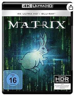 Matrix   4K Ultra HD + Bonus Blu ray   14,87€ statt 19,94€