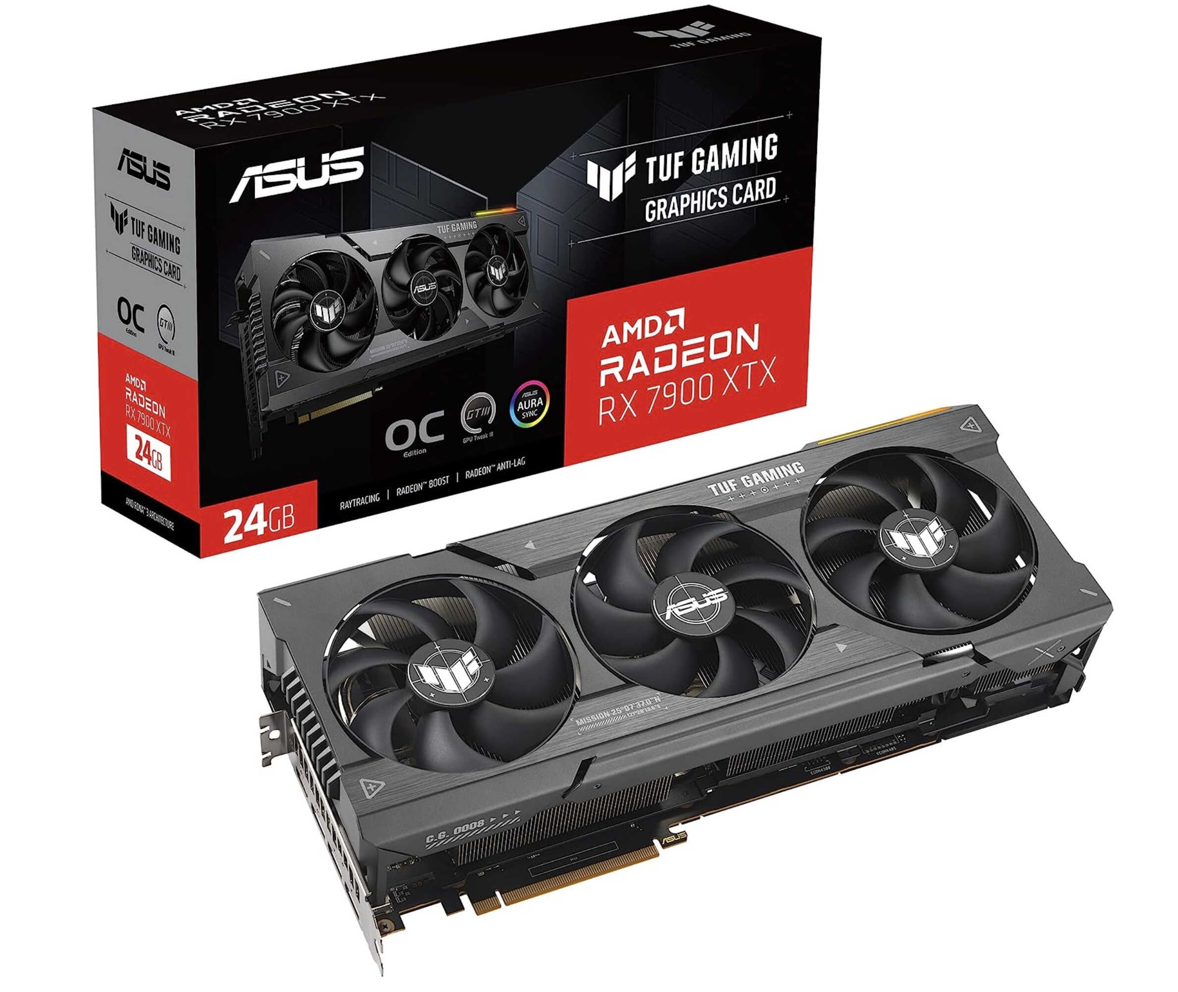 ASUS Radeon RX 7900 XTX TUF Gaming OC Edition 24GB für 861,14€ statt 957,11€