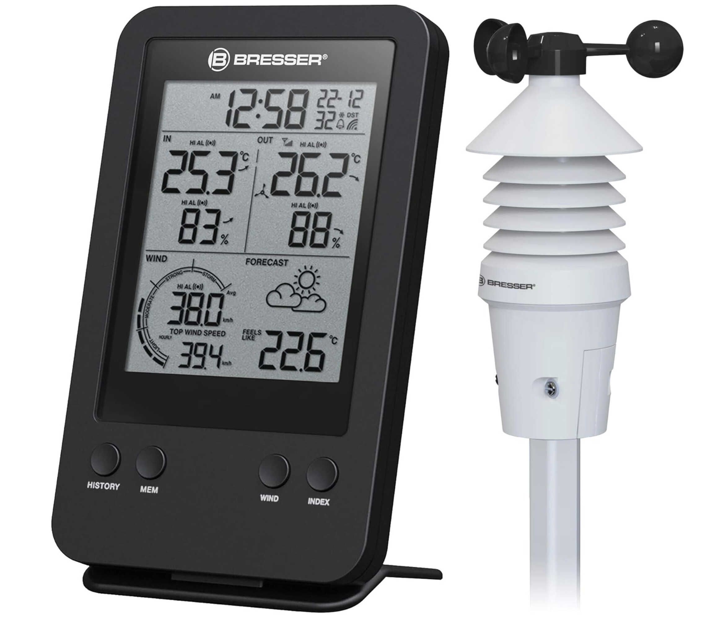 Bresser Wetterstation Funk mit Außensensor für 29,99€ statt 47,59€