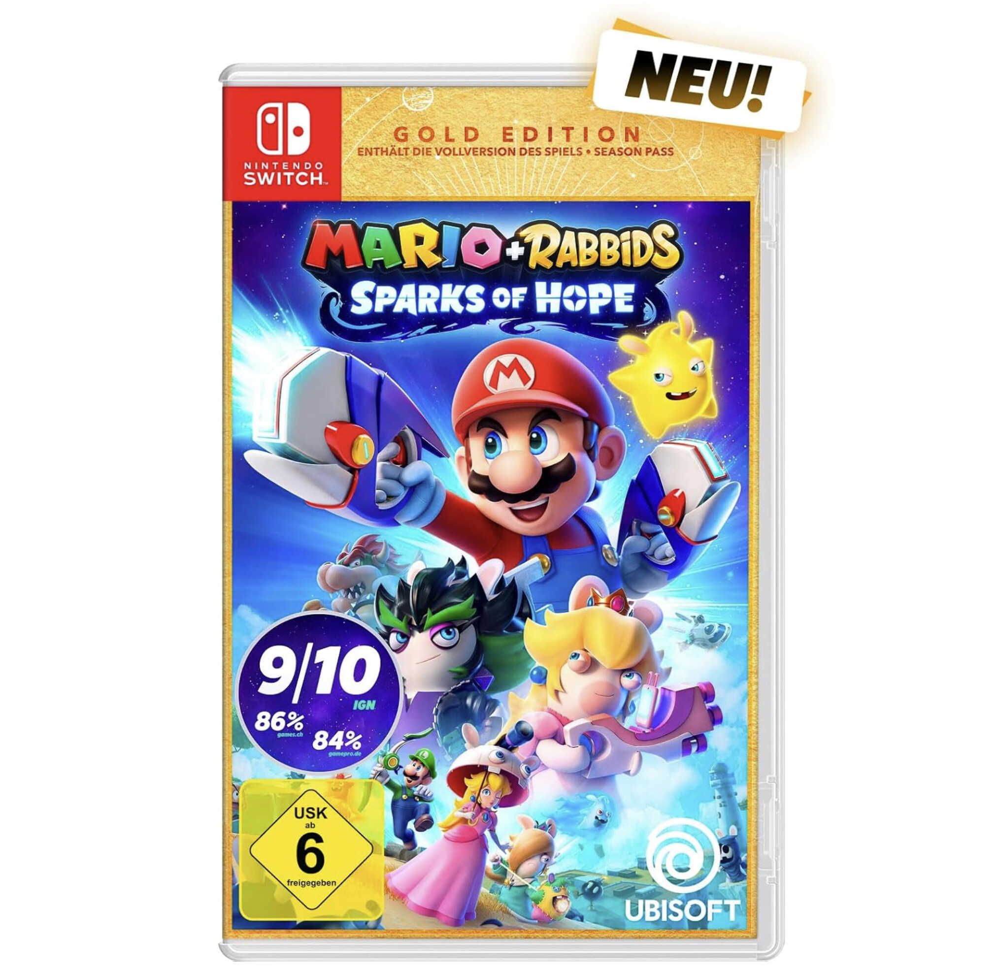 Mario + Rabbids Sparks of Hope   Gold Edition (Switch) für 24,99€ statt 31,28€