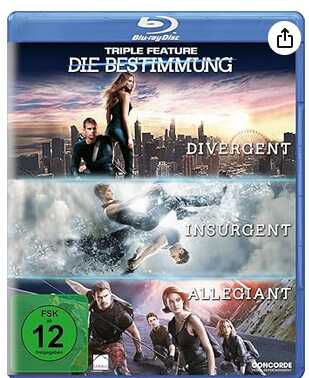 [Prime] Die Bestimmung   Triple Feature [Blu ray]   12,97€ statt 21,98€