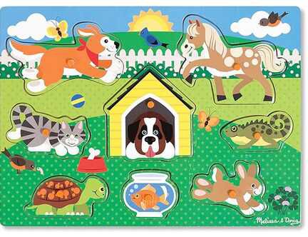 [Prime] Melissa and Doug Haustiere Holzpuzzle   3,82€ statt 9,75€